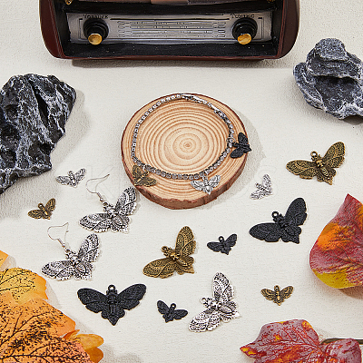 36Pcs 6 Style Alloy Pendants FIND-FH0007-81-1