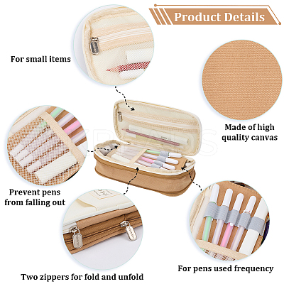 1Pc Canvas Pen Bag for Student FIND-GF0008-05C-1
