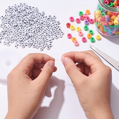 1000Pcs DIY Stretch Bracelets Making Kits for Children's Day DIY-YW0001-87-1