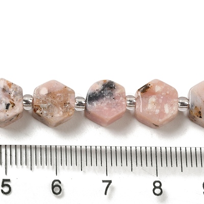 Natural Pink Opal Beads Strands G-P534-A10-02-1