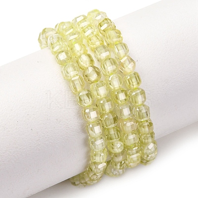 Cubic Zirconia Bead Strands ZIRC-P109-01B-08-1