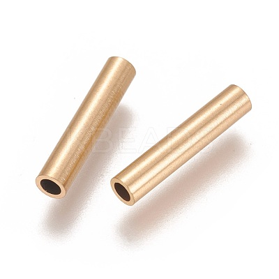 Ion Plating(IP) 304 Stainless Steel Tube Beads STAS-L216-23F-G-1