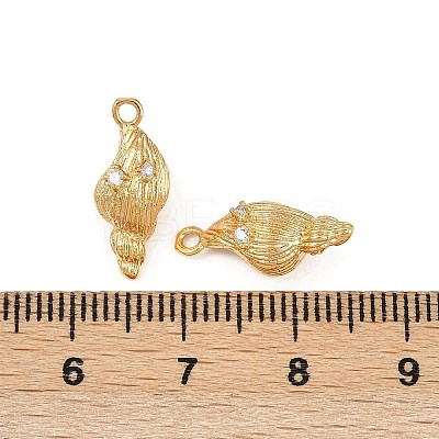 Ocean Theme Brass Micro Pave Cubic Zirconia Pendants LS-KK-F902-08Q-G-1