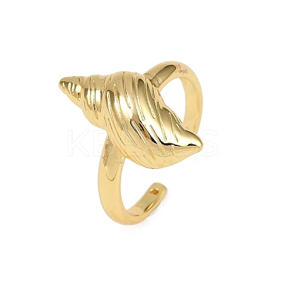 Brass Adjustable Cuff Rings RJEW-C139-02G-1