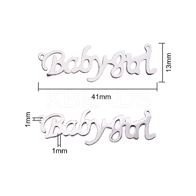 304 Stainless Steel Pendants STAS-CJ0001-99-1