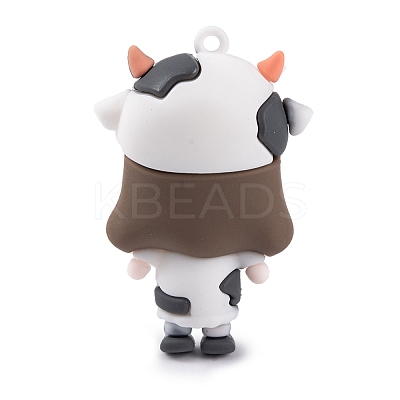 The 12 Chinese Zodiac Girl Doll PVC Plastic Pendants KY-S172-16B-1