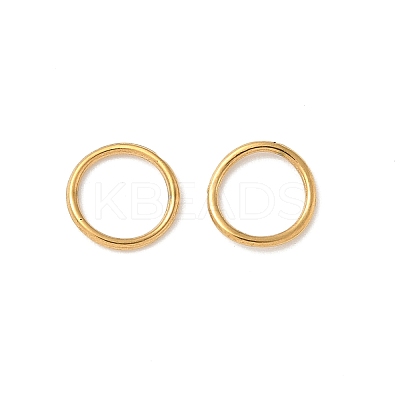 304 Stainless Steel Closed Jump Rings X-STAS-L300-001G-1