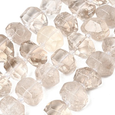 Natural Quartz Crystal Beads Strands G-F653-19-1
