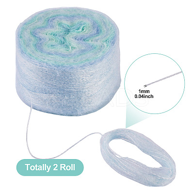 Segment Dyed Knitting Yarn DIY-TAC0033-03H-1