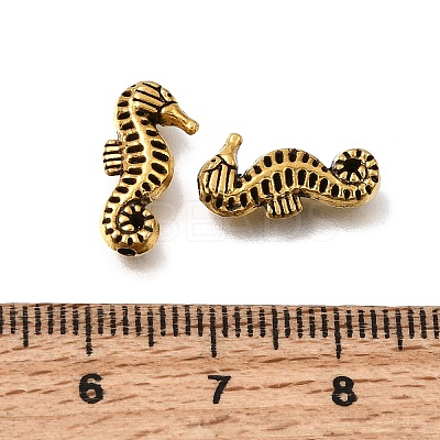 Tibetan Style Alloy Beads TIBEB-T004-15AG-1