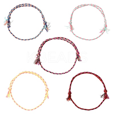 5Pcs Cotton Bracelet Making BJEW-FS00023-1