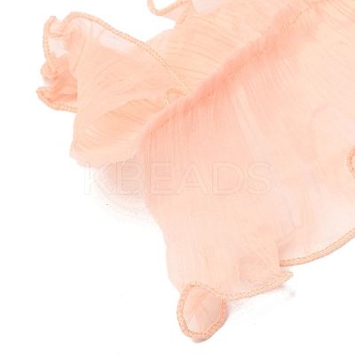4 Yards Organza Double Layer Pleated Lace Ribbon OCOR-UN0001-06B-1