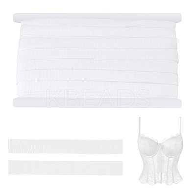 Solid-colored Hollow Out Polycotton Ribbons OCOR-WH0101-234B-1