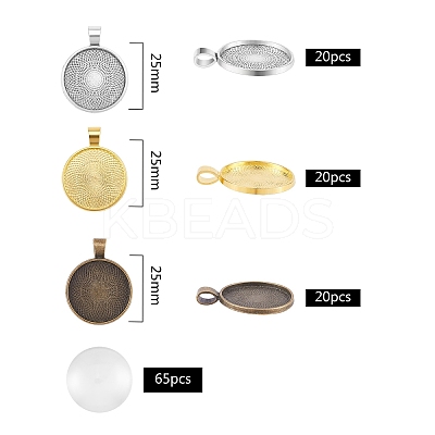DIY Pendant Making Kits DIY-SZ0001-64-1