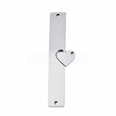 Non-Tarnish 201 Stainless Steel Pendants STAS-N095-085-1