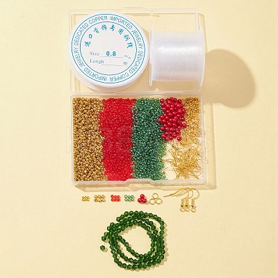 DIY Christmas Earring Bracelet Making Kit DIY-FS0004-49-1