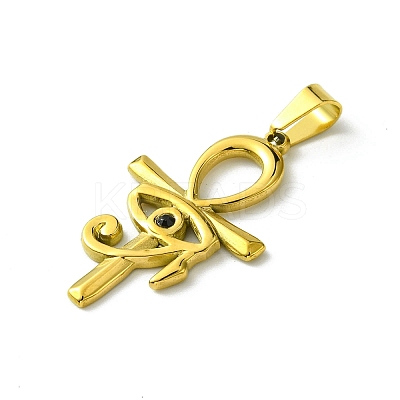 PVD Vacuum Plating 304 Stainless Steel Pendants STAS-H192-03G-02-1