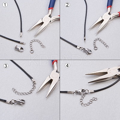 Non-Tarnish 304 Stainless Steel Chain Extender X-STAS-O083-07-1