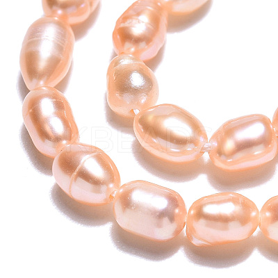 Natural Cultured Freshwater Pearl Beads Strands PEAR-N012-03M-1