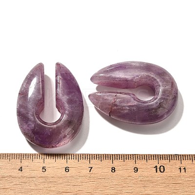 Natural Amethyst Ear Plugs Gauges G-I359-13A-01-1