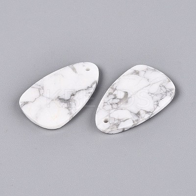 Synthetic Howlite Pendants G-Q601-38J-1