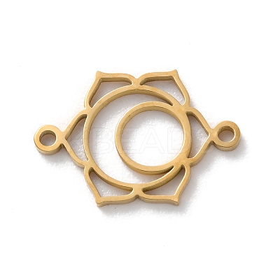 304 Stainless Steel Hollow Chakra Links LS-STAS-S149-05C-1
