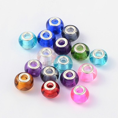 Glass European Beads GPDL-R002-M1-1