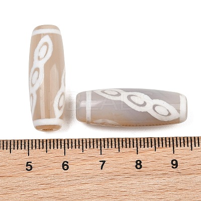 Tibetan Style dZi Beads TDZI-E004-65-01-1