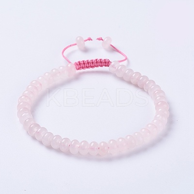 Adjustable Nylon Cord Braided Bead Bracelets BJEW-F369-B04-1