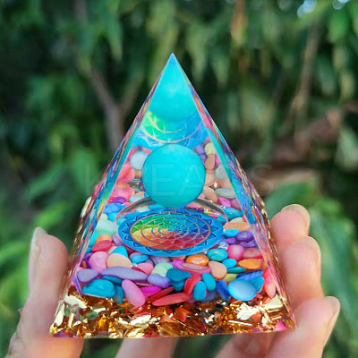 Orgonite Pyramid Resin Energy Generators PW-WG03459-01-1