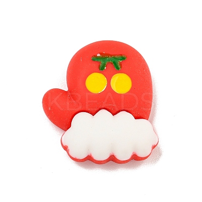 Christmas Theme Opaque Resin Decoden Cabochons CRES-B022-06I-1