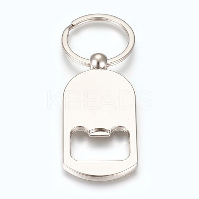 Zinc Alloy Cabochon Settings Bottle Openers AJEW-E038-04P-1
