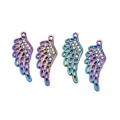 Rainbow Color Alloy Pendants PALLOY-T054-158-1