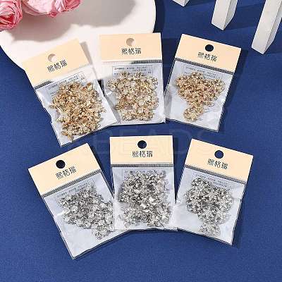 SHEGRACE Brass Bead Tips XGRQ58184-789G-1