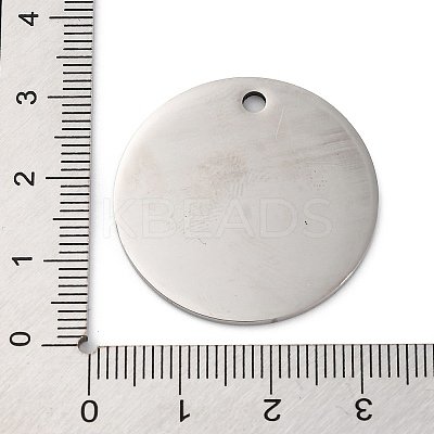 Anti-Tarnish 201 Stainless Steel Pendants STAS-R002-01P-15-1