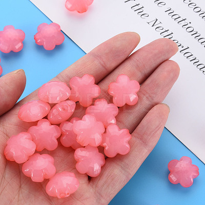 Imitation Jelly Acrylic Beads MACR-S373-87-E03-1