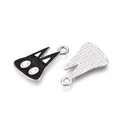 Halloween Theme Alloy Enamel Pendants ENAM-T022-54P-02-1