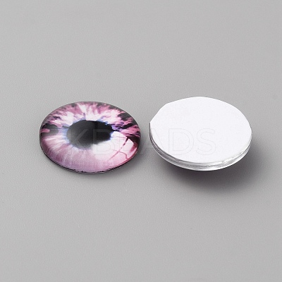 Glass Cabochons GLAA-WH0033-75F-09-1