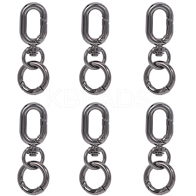 Alloy Swivel Clasps FIND-SP0003-29B-1