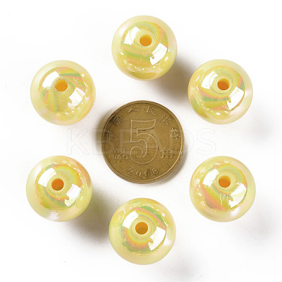 Opaque Acrylic Beads MACR-S370-D16mm-A10-1