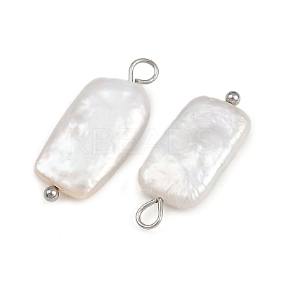 Natural Freshwater Pearl Keshi Pearl Pendants STAS-D378-02P-1
