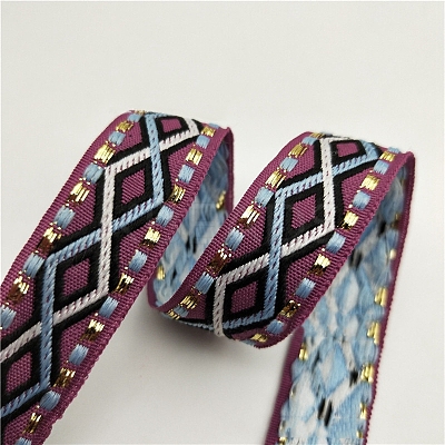 Polyester Rhombus Jacquard Ribbon OCOR-TAC0016-26C-1