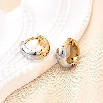 304 Stainless Steel Hoop Earrings LS-EJEW-Z123-01A-GP-1