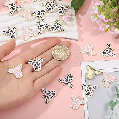 32Pcs 2 Colors Zinc Alloy Pendants FIND-CA0001-50-1