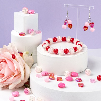 206Pcs 8 Style Acrylic Beads Sets OACR-LS0001-02-1