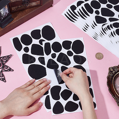 15Pcs 3 Style Dalmatian Self-Adhesive Stickers DIY-AR0004-82-1