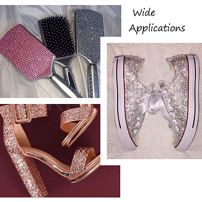 Hot Melting Glass Rhinestone Glue Sheets X-DIY-TAC0184-40E-1