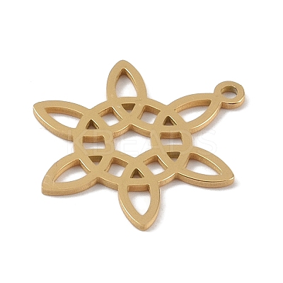 304 Stainless Steel Pendants STAS-B062-03G-1
