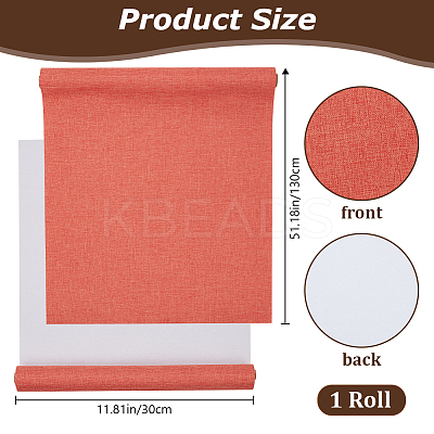 DIY Imitation Linen Fabric SENE-WH0003-37A-30-1