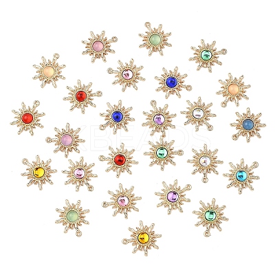 39Pcs 13 Colors Transparent Resin Pendants FIND-YW0009-57-1